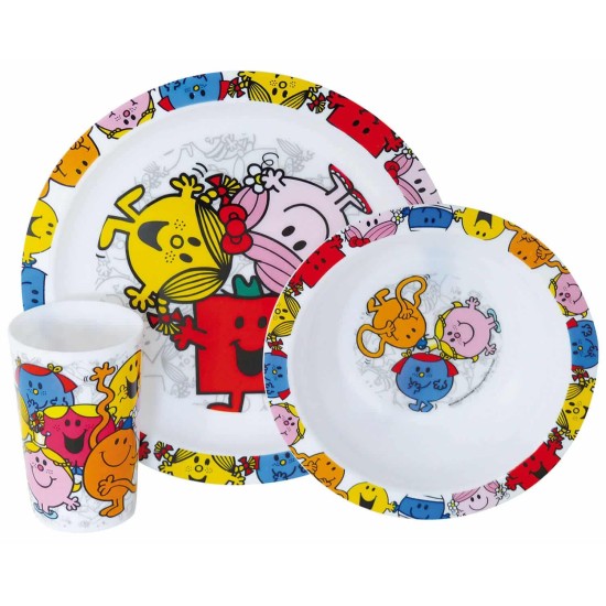 Mr. Men Little Miss παιδικό σερβίτσιο φαγητού