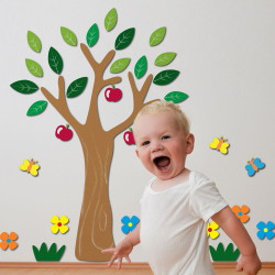 Apple Tree αφρώδη τοίχου L (18001)