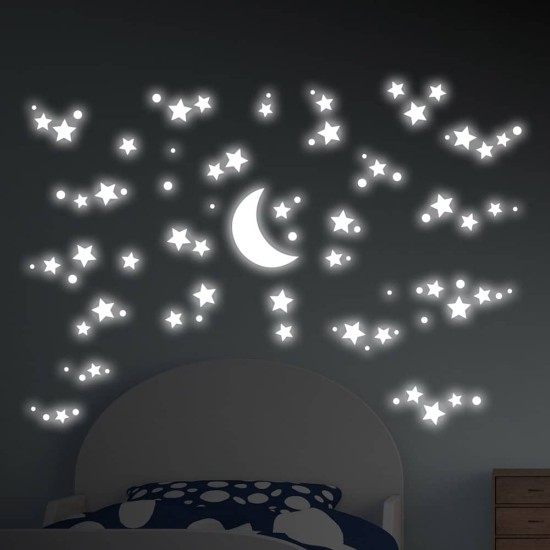 Starry Night φωσφορίζοντα τοίχου L