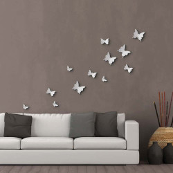 White Butterflies 3D πολυπροπυλενίου