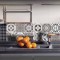 Tile Cover Brown πλακάκια διακόσμησης τοίχων κουζίνας και μπάνιου (31219)