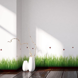 Grass & Ladybugs μπορντούρες αυτοκόλλητες βινυλίου