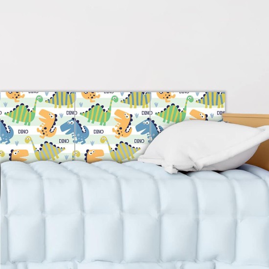 Multicolour Dinos μαλακά αφρώδη πλακάκια προστασίας (54572)