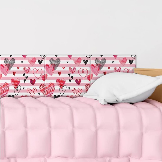 Pink Hearts μαλακά αφρώδη πλακάκια προστασίας