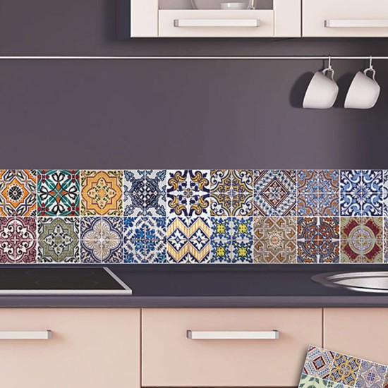 Azulejos μπορντούρα προστασίας τοίχων κουζίνας