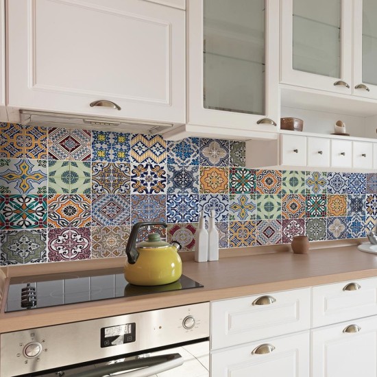 Azulejos πλάτη προστασίας τοίχων κουζίνας και μπάνιου