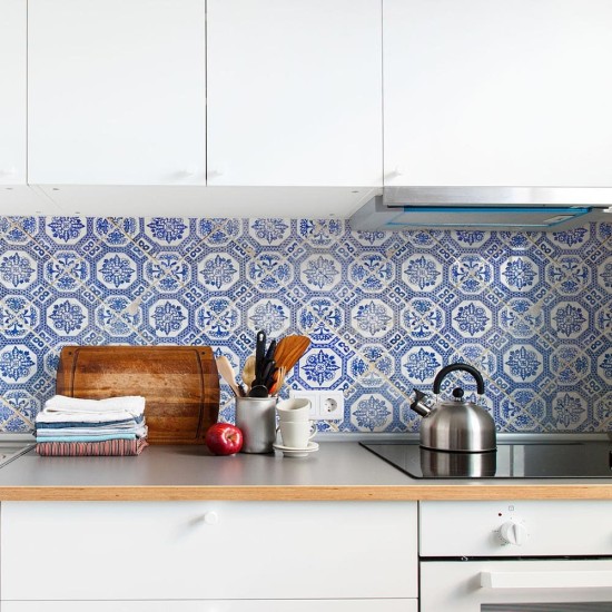 Flemish Tiles XL πλάτη προστασίας τοίχων κουζίνας και μπάνιου