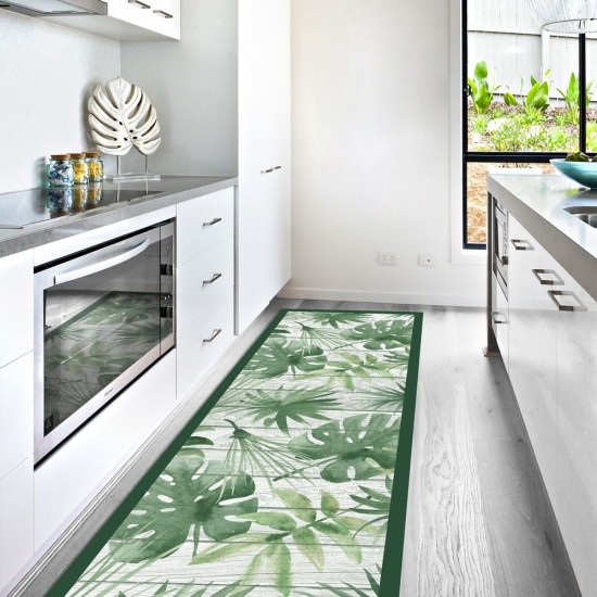 Green Tropical - XL διάδρομος βινυλίου
