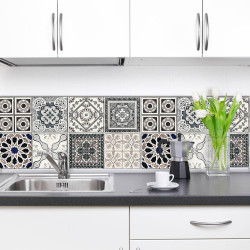 Grey Azulejos μπορντούρες αλουμινίου