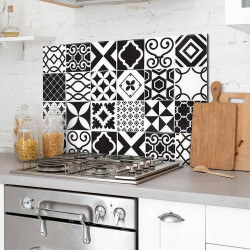 B & W Azulejos πάνελ αλουμινίου εστίας