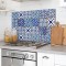 Blue Azulejos πάνελ αλουμινίου εστίας