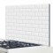 White Bricks πάνελ αλουμινίου εστίας