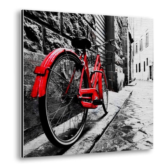 Bicycle πίνακας από βουρτσισμένο αλουμίνιο M