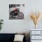 Motorcycle πίνακας από βουρτσισμένο αλουμίνιο M