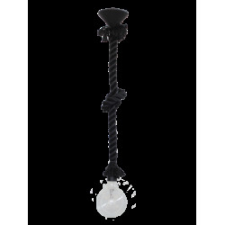 Μονόφωτο σχοινί μαύρο με κόμπο Ε/27K ROPE BLACK
δεν συμπεριλαμβάνεται ο λαμπτήρας 