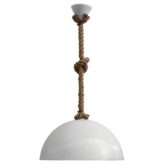 Κρεμαστό φωτιστικό  SFERA/36  1/L ROPE UT-WH